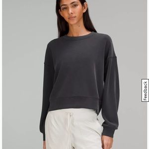 Lululemon perfectly cropped crew